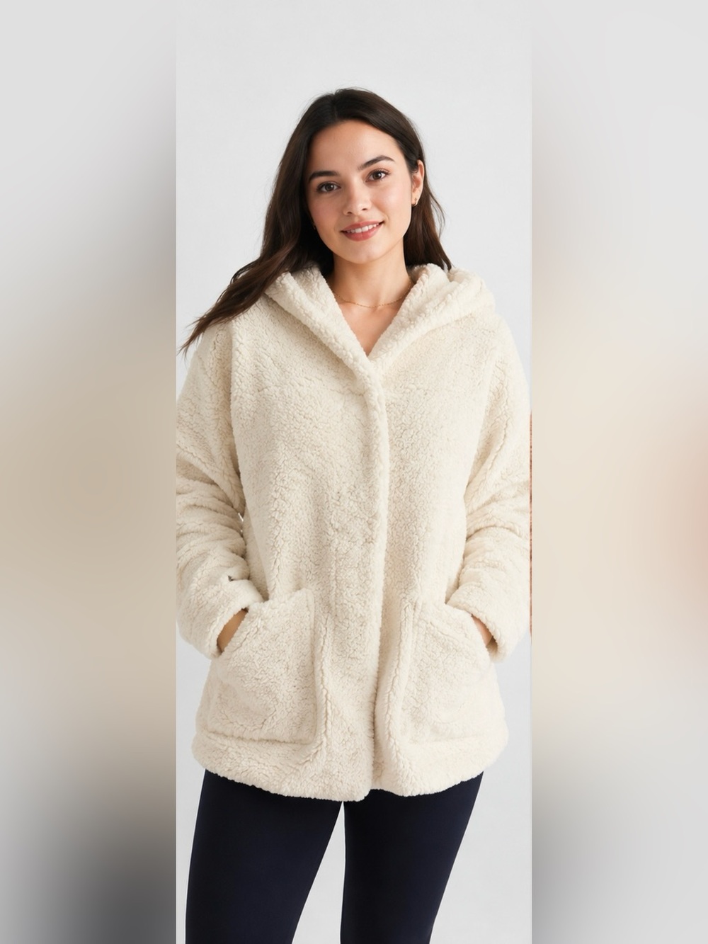 NWT Old Navy Cozy Hooded Sherpa Jacket